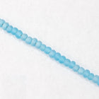 6/0 Matte Aqua AB Czech Seed Bead (1/2 Kilo) Preciosa #61150M