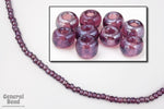 6/0 Transparent Luster Amethyst Seed Bead (40 Gm, 1/2 Kilo) #CSB006-General Bead