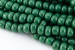 11/0 Opaque Dark Leaf Green Czech Seed Bead (1/2 Kilo) Preciosa #53240