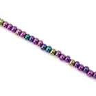 8/0 Metallic Purple Iris Czech Seed Bead (20 Gm, 1/2 Kilo) #CSD166