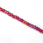 10/0 Transparent Ruby Iris Czech Seed Bead (1/2 Kilo) #BL084