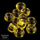 6/0 Transparent Yellow Seed Bead (40 Gm, 1/2 Kilo) #CSB098-General Bead