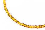 10/0 Silver Lined Dark Topaz Czech Seed Bead (1/2 Kilo) Preciosa #17110