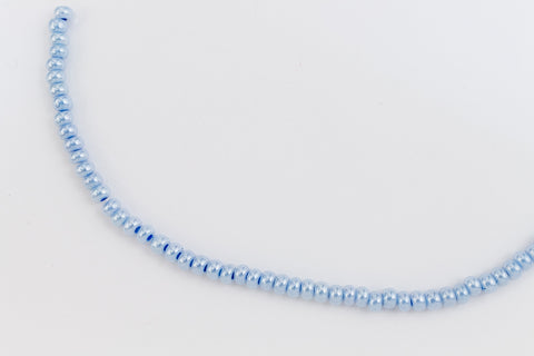 6/0 Opaque Luster Powder Blue Seed Bead (20 Gm, 1/2 Kilo) #CSB111-General Bead