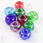 10/0 Luster Transparent Multi-Color Mix Czech Seed Bead (1/2 Kilo) #BL422