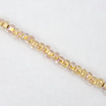 11/0 Gold Lined Crystal AB Czech Seed Bead (1/2 Kilo) Preciosa #68506