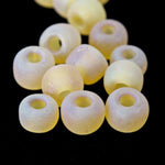 8/0 Matte Light Topaz AB Czech Seed Bead (1/2 Kilo) #BL440