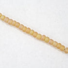 8/0 Matte Light Topaz AB Czech Seed Bead (1/2 Kilo) #BL440