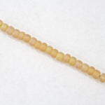 8/0 Matte Light Topaz AB Czech Seed Bead (1/2 Kilo) #BL440