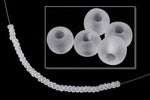 6/0 Matte Crystal Czech Seed Bead (1/2 Kilo) #CSB173