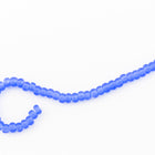 8/0 Matte Light Sapphire Czech Seed Bead (1/2 Kilo) #BL082M