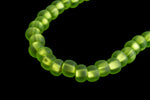 6/0 Semi Matte Silver Lined Chartreuse Seed Bead (20 Gm, 1/2 Kilo) #CSB193-General Bead