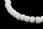 10/0 Luster White AB Czech Seed Bead (1/2 Kilo) #BL463