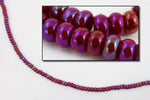 11/0 Opaque Brick Red AB Czech Seed Bead (10 Gm, Hank, 1/2 Kilo) #CSG367