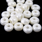 8/0 Pearl Bone Czech Seed Bead (1/2 Kilo) #BL550