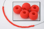 6/0 Matte Opaque Coral Seed Bead (20 Gm, 1/2 Kilo) #CSB285-General Bead