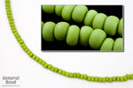 6/0 Matte Light Olive Seed Bead (20 Gm, 1/2 Kilo) #CSB306-General Bead