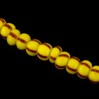 6/0 Yellow/Light Brown Stripe Seed Bead (10 Gm, 1/2 Kilo) #CSB312-General Bead