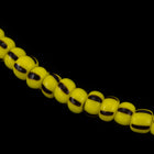 6/0 Yellow/Dark Brown Stripe Seed Bead (10 Gm, 1/2 Kilo) #CSB313-General Bead