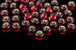 8/0 Silver Lined Dark Ruby Czech Seed Bead (1/2 Kilo) #BL080