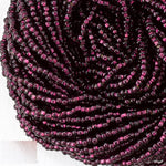 6/0 Silver Lined Dark Amethyst Czech Seed Bead (20 Gm, 1/2 Kilo) #CSB425