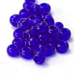 9/0 Transparent Cobalt Czech Seed Bead (1/2 Kilo) Preciosa #30100