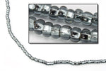 5/0 Silver Lined Black Diamond Czech Seed Bead (20 Gm, 1/2 Kilo) #CSA109