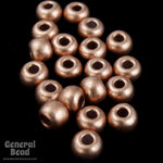 8/0 Metallic Light Copper Czech Seed Bead (20 Gm, 1/2 Kilo) #CSD093-General Bead