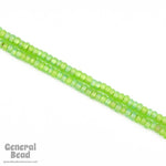 8/0 Matte Silver Lined Olivine Czech Seed Bead (20 Gm, 1/2 Kilo) #CSD096-General Bead