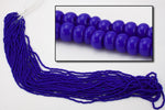 8/0 Opaque Midnight Czech Seed Bead (1/2 Kilo) #BL123