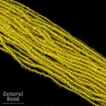 10/0 Transparent Yellow Czech Seed Bead (10 Gm, Hank, 1/2 Kilo) #CSF028-General Bead
