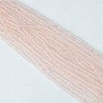 8/0 Transparent Light Rose Czech Seed Bead (20 Gm, 1/2 Kilo) #CSD135