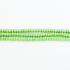 8/0 Luster Opaque Lime Czech Seed Bead (1/2 Kilo) #BL002