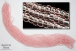 11/0 Transparent Light Rose Czech Seed Bead (10 Gm, Hank, 1/2 Kilo) #CSG036-General Bead