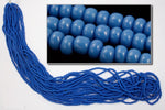 6/0 Opaque Peacock Blue Czech Seed Bead (1/2 Kilo) Preciosa #33210