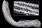 6/0 Transparent Ceylon Crystal Czech Seed Bead (20 Gm, 1/2 Kilo) #CSB371