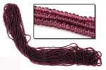 10/0 Transparent Dark Amethyst Czech Seed Bead (1/2 Kilo) #BL061