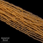 11/0 Transparent Topaz Czech Seed Bead (10 Gm, Hank, 1/2 Kilo) #CSG119-General Bead