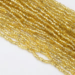 6/0 Silver Lined Light Gold Czech Seed Bead (1/2 Kilo) Preciosa #17020