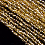 6/0 Silver Lined Light Gold Czech Seed Bead (1/2 Kilo) Preciosa #17020