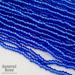 11/0 Silver Lined Sapphire Czech Seed Bead (10 Gm, Hank, 1/2 Kilo) #CSG145-General Bead