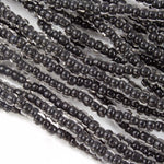 8/0 Black Lined Crystal Czech Seed Bead (1/2 Kilo) #BL022