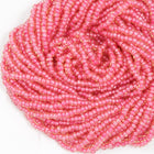 8/0 Pink Lined Topaz Czech Seed Bead (1/2 Kilo) #BL040