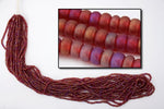 10/0 Matte Transparent Ruby AB Czech Seed Bead (1/2 Kilo) #BL475