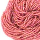 10/0 Matte Transparent Rose AB Czech Seed Bead (1/2 Kilo) #BL1175