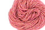 10/0 Matte Transparent Rose AB Czech Seed Bead (1/2 Kilo) #BL1175