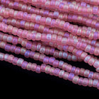 10/0 Matte Transparent Rose AB Czech Seed Bead (1/2 Kilo) #BL1175