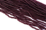 11/0 Matte Transparent Dark Amethyst Czech Seed Bead (10 Gm, Hank, 1/2 Kilo) #CSG279-General Bead