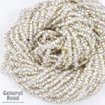 11/0 Silver Lined Crystal AB Czech Seed Bead (10 Gm, Hank, 1/2 Kilo) #CSG293-General Bead