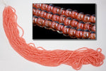6/0 Salmon Lined Crystal Czech Seed Bead (1/2 Kilo) Preciosa #38689